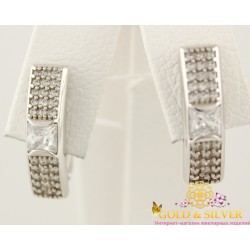 Серебряные серьги 420202с Gold & Silver, Украина